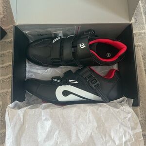 Peloton Black and White Athletic Shoes